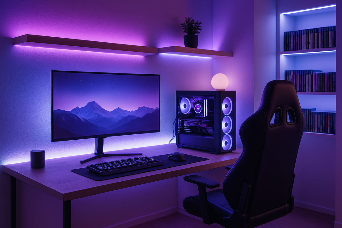 Sfeervolle verlichting voor je game setup