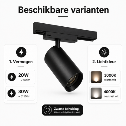 Evura rail spot verlichting TITEL NOG MAKEN - Evura Goods