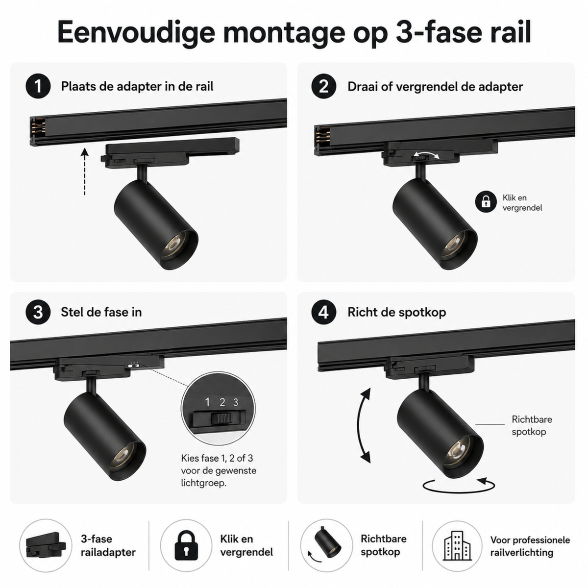 Evura rail spot verlichting TITEL NOG MAKEN - Evura Goods