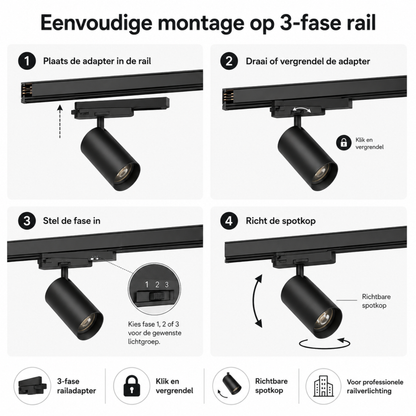 Evura rail spot verlichting TITEL NOG MAKEN - Evura Goods