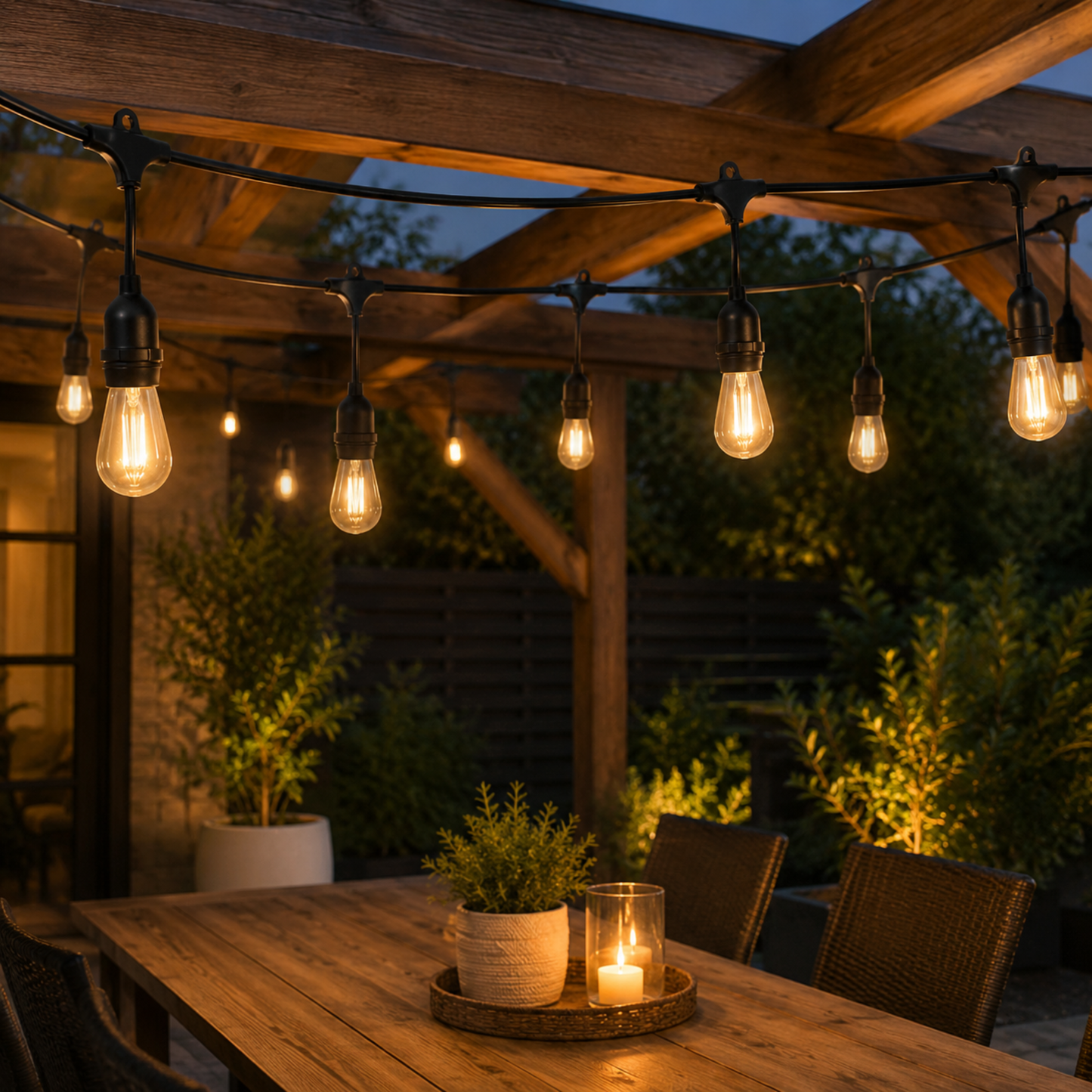 Evura Lichtsnoer Buiten Warm Wit - Evura Goods