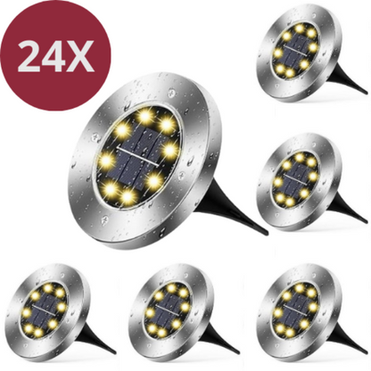 Solar grondspot - Set van 4 stuks - Zonne-energie - Evura Goods