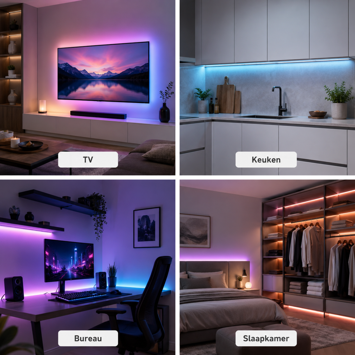 Evura LED Strip 10M – Slimme RGB Verlichting met App, Timer & Muziekmodus - Evura Goods